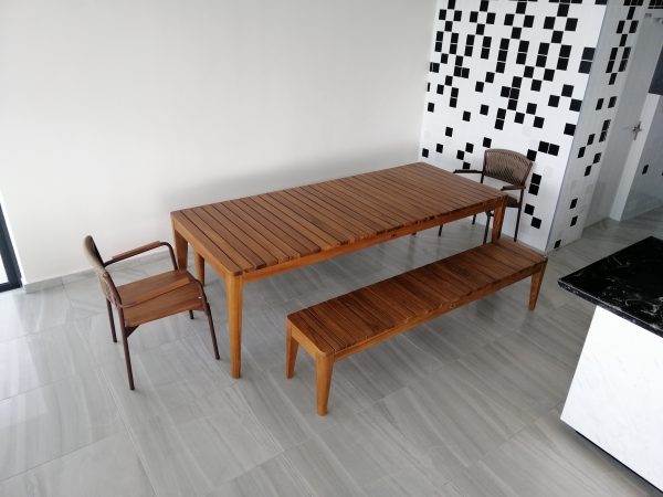 Rich results on Google's SERP when searching for "Teak Bench"