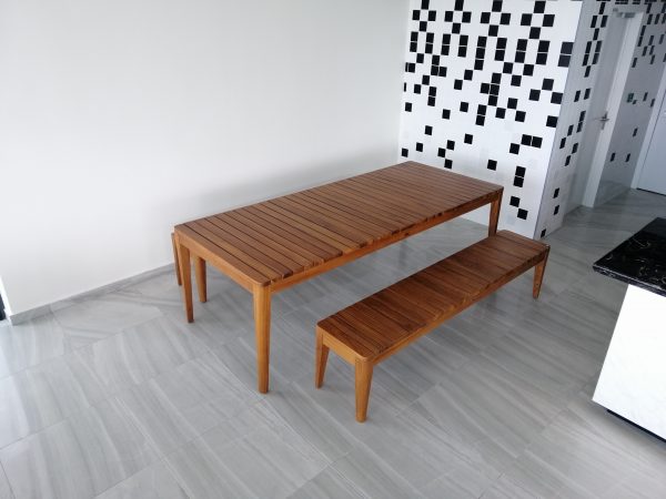 Rich results on Google's SERP when searching for "Teak Bench"