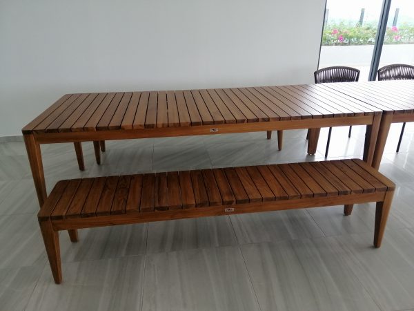 Rich results on Google's SERP when searching for "Teak Bench"