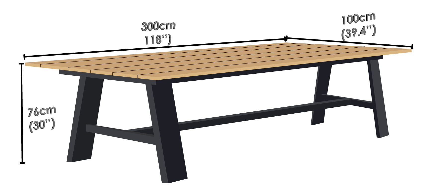 QATAR EXT. TABLE Outdoor Furniture Manufacturer
