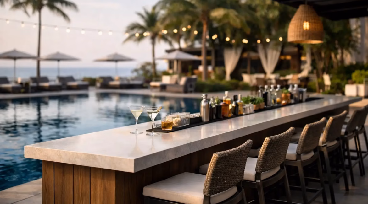 Choosing Hotel Outdoor Bar Counters 1 Hotel Bar Counters