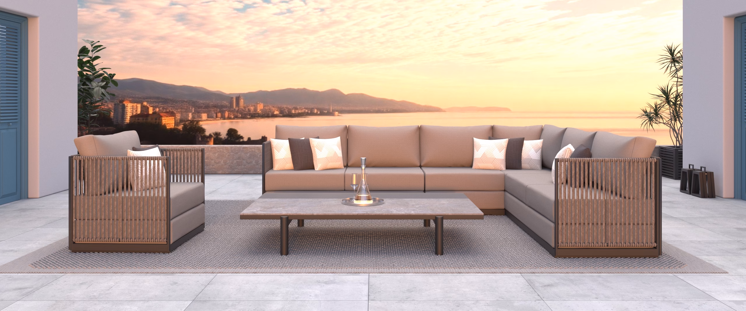 LAVA SOFA FRONT VIEW