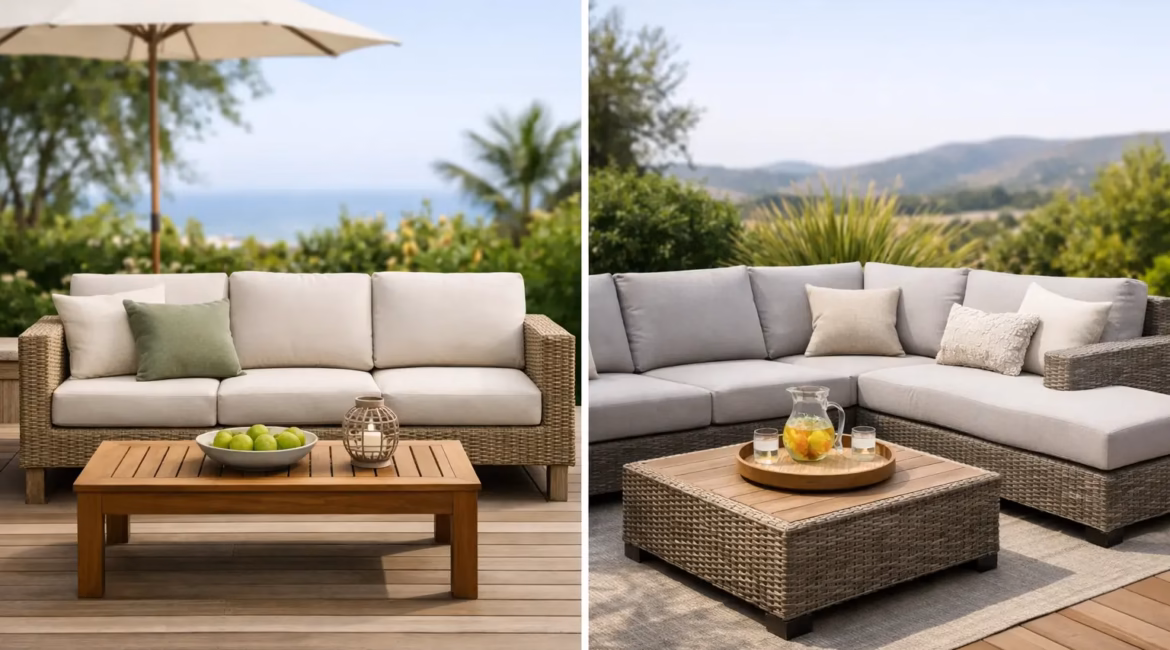 Outdoor Sofa or Sectional for Patios? 1 outdoor sofa vs sectional for patios