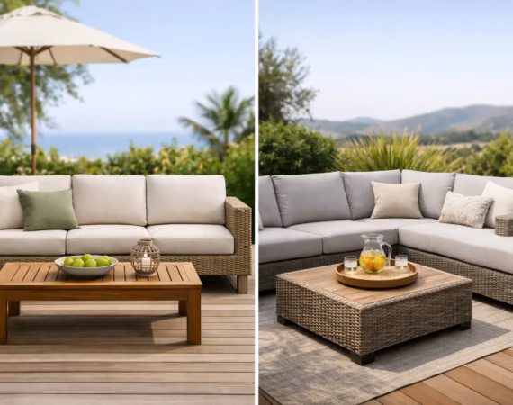 Outdoor Sofa or Sectional for Patios? 1 outdoor sofa vs sectional for patios